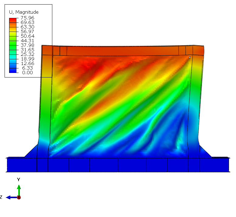First buckling of Specimen A