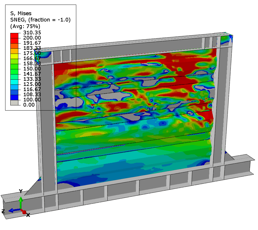 First fracture of Specimen A