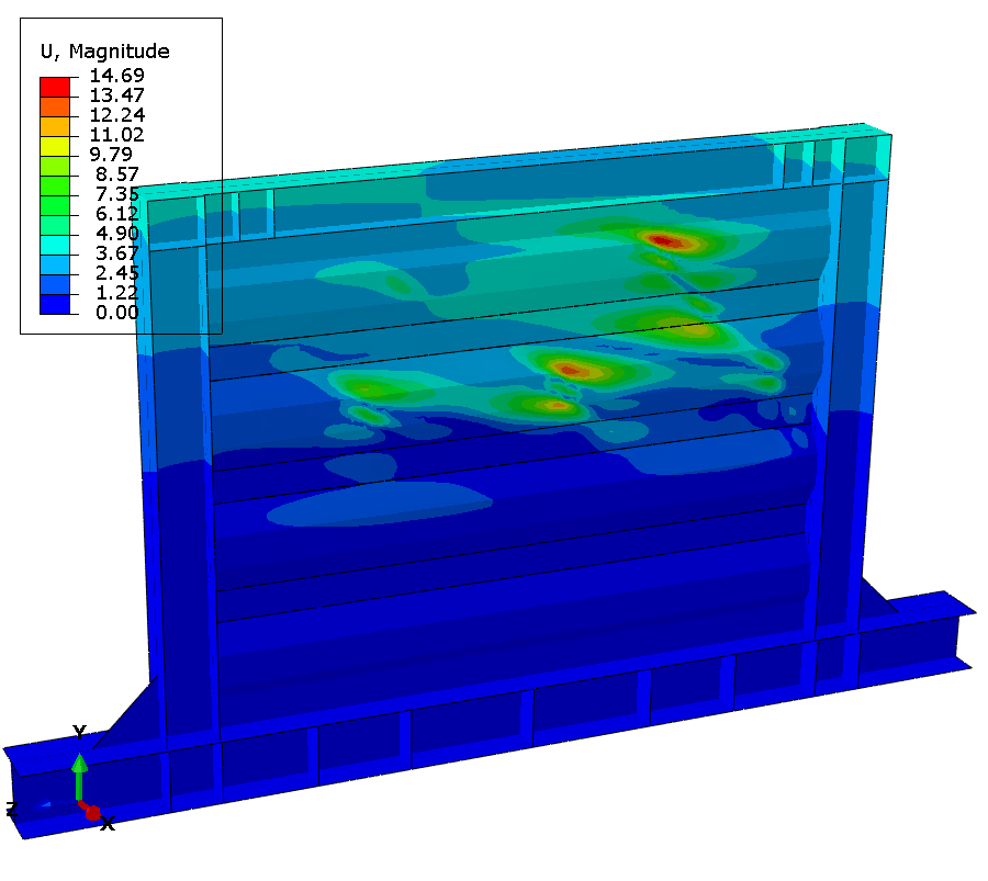 First buckling of Specimen A