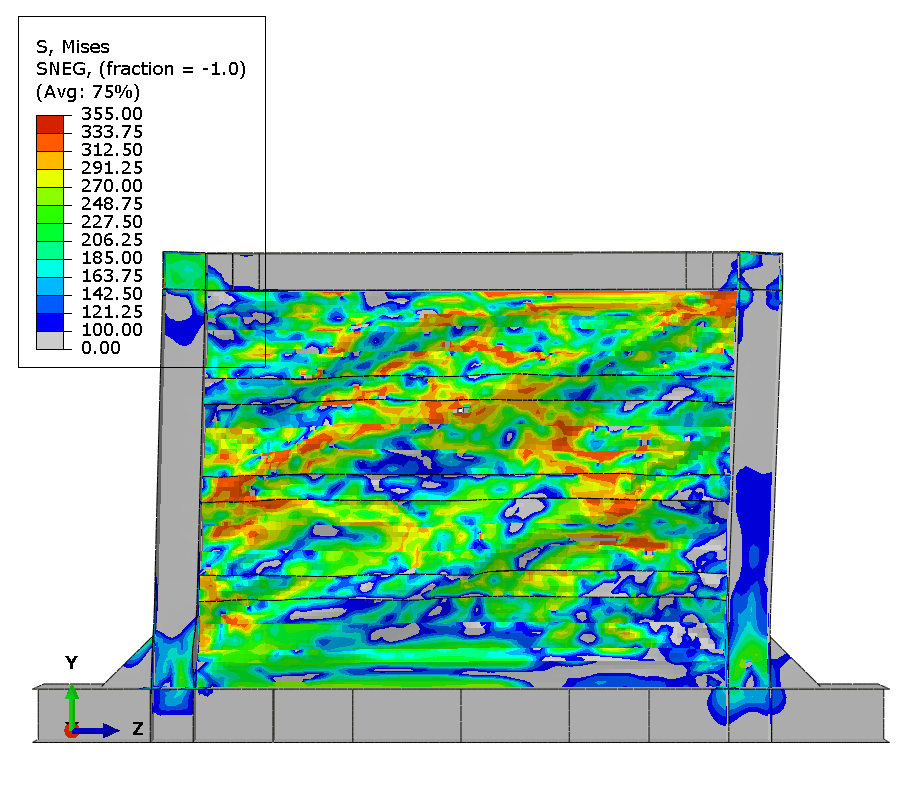 First fracture of Specimen A