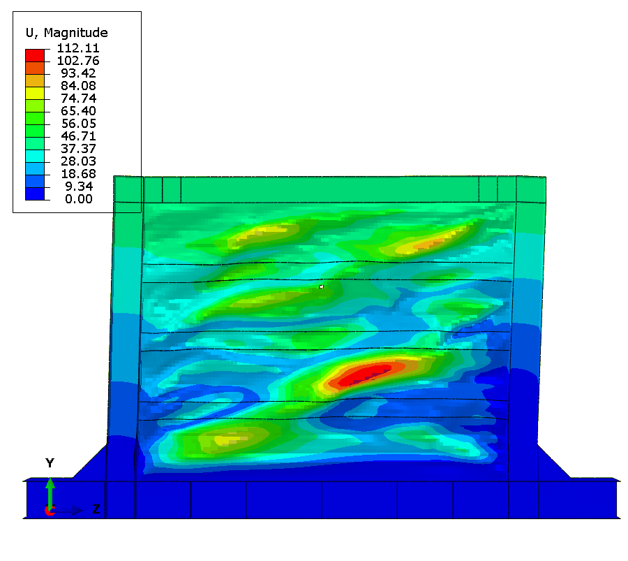 First buckling of Specimen A